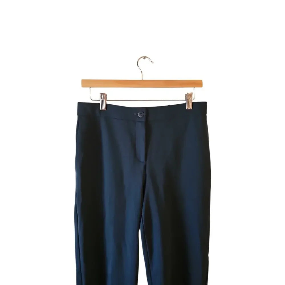 Eileen Fisher peacock teal pull on pants sz small Tencel blend WP52